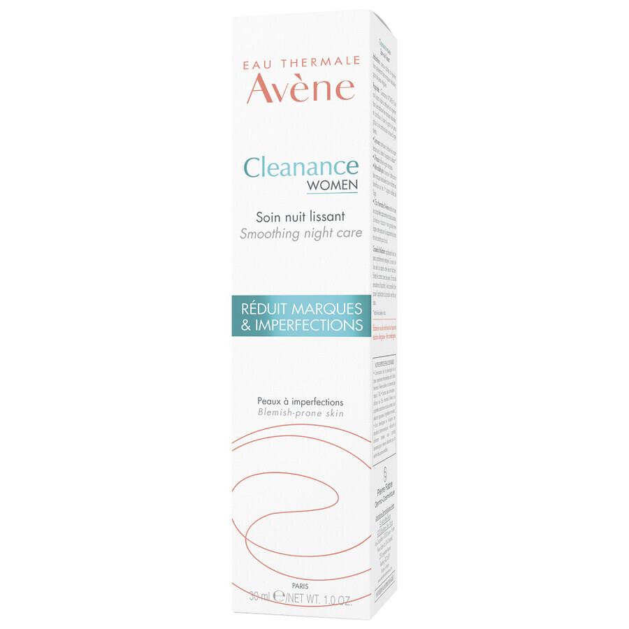 Cleanance Women Gladmakende Nachtcrème, 30 ml, Avene