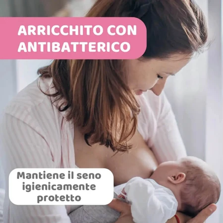 Chicco 60 zwarte antibacteriële borstkompressen