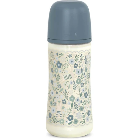 Suavinex wonderland - biberon a flusso lento -liberty azzurro 360 ml