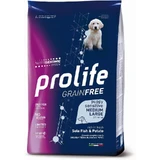 Prolife Cane grainfree puppy sensitive sole and potatoes - complete food for sensitive puppies m/l 10 kg