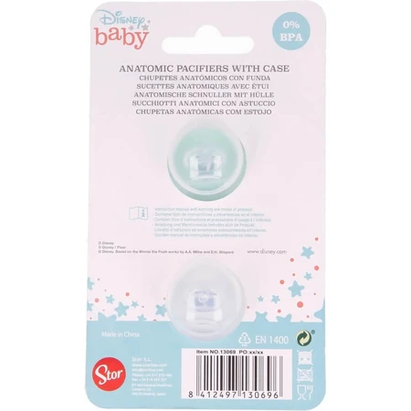 Stor Cool like mickeys 0-6m - 2 silikonowe smoczki z etui: ceny i cechy