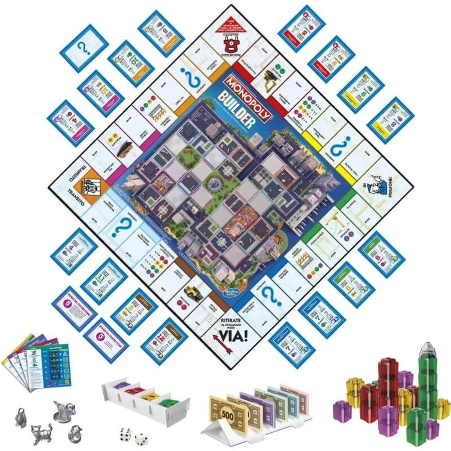 Juego de mesa constructor Hasbro Monopoly