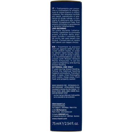 Rilastil vergetures - crème hydratante et élastifiante 75 ml