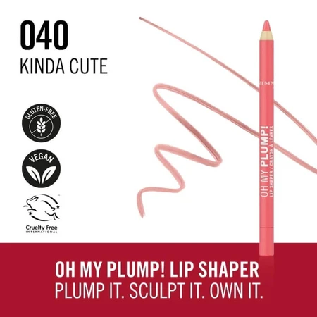 Rimmel oh my plump! - lip pencil no. 040 Irgendwie süß