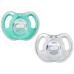 Tommee tippee Suzeta ultra ușoară - 2 suzete ultra ușoare din silicon 0-6 luni