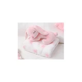 Kiokids Babydeken - roze konijn 100x100 cm