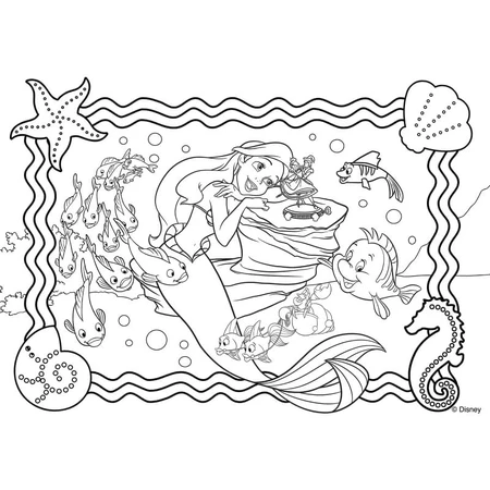 Lisciani Maxipuzzle double-sided 60 pieces mermaid