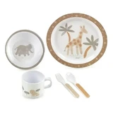 Jane Melamine maaltijdset - wilde dieren