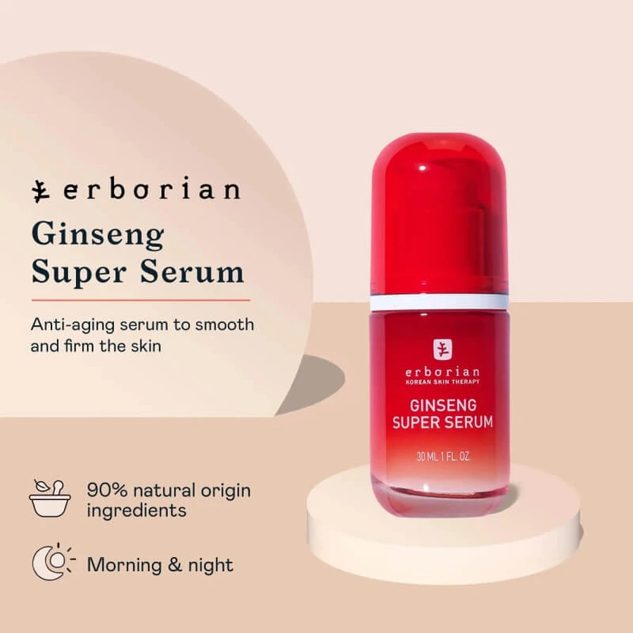 Erborian Ginseng Super Serum - glättendes und straffendes Gesichtsserum 30 ml
