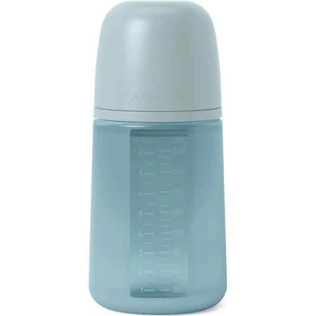 Suavinex Auswahl Farbe Essenz 3m+ - Silikon Babyflasche 240 ml - Wasser