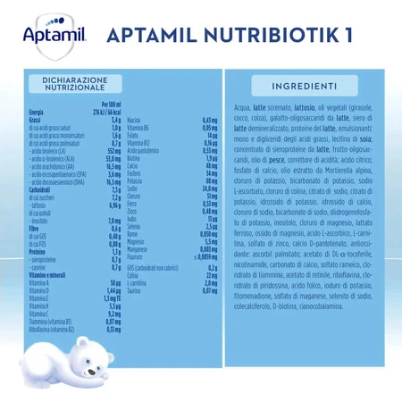 Aptamil Nutribiotik 2 - lapte de continuare lichid 6-12m flacon 500 ml