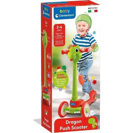 Clementoni Baby dragon push scooter - Roller mit 3 Rädern