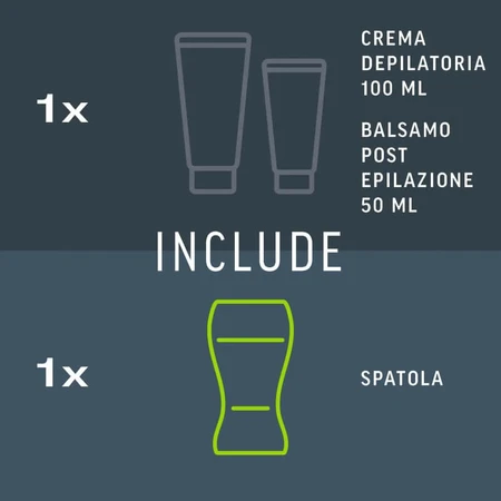 Veet Men - gevoelige zone kit - crème 100 ml + balsem 50 ml