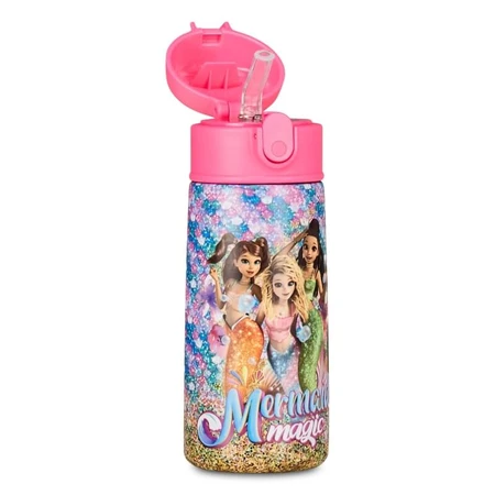 Seven Mermaid magic - Thermalwasserflasche mit Strohhalm 460 ml