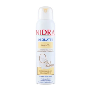 Nidra White Deolatte - deodorant spray for sensitive skin vanilla and caramel 150 ml