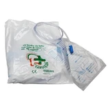 10 bedside urine bags with connecting tube 90 cm