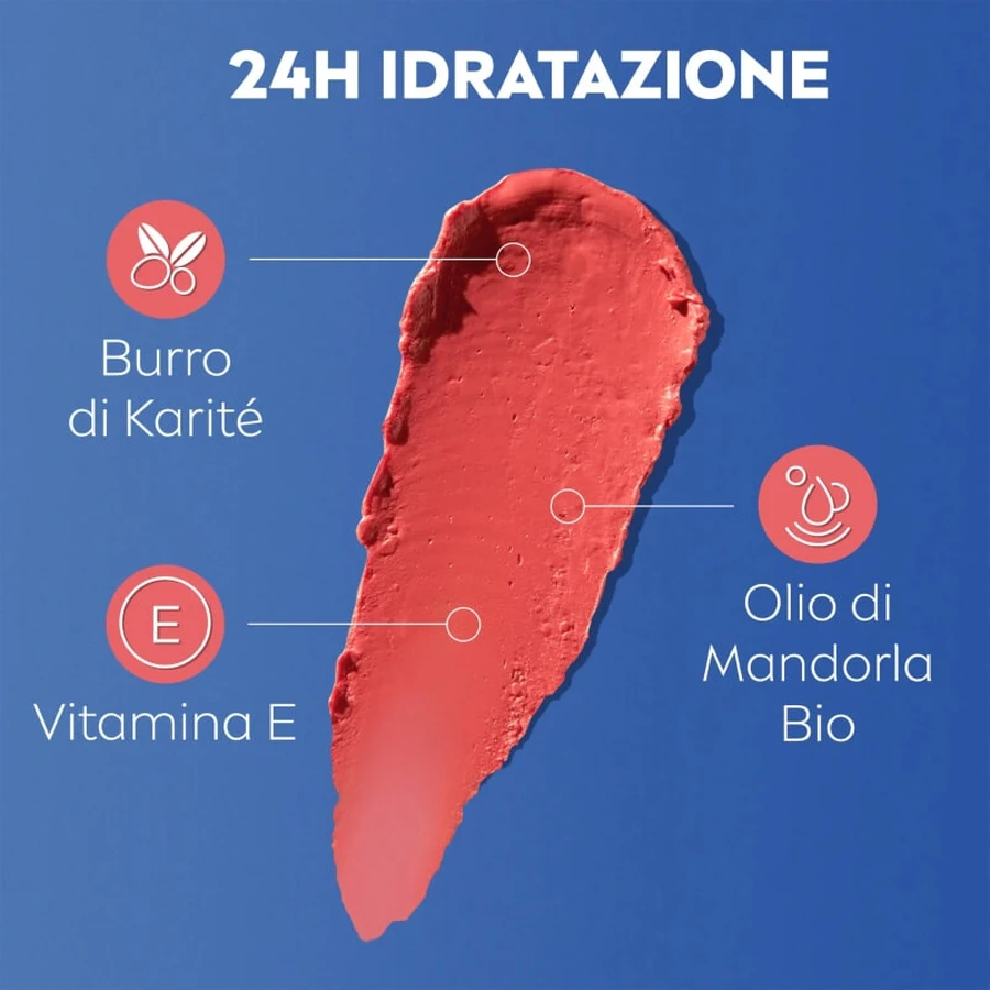 Labello caring beauty spf30 - lip &amp; wang balsem 3in1 - koraal