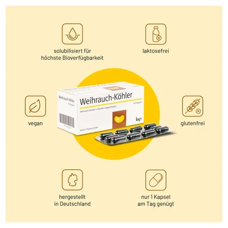 Wierook Köhler Capsules 60 Capsules