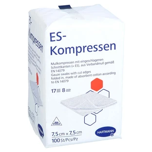 Es-comprese nesterile 7,5x7,5 cm 8x 100 buc.