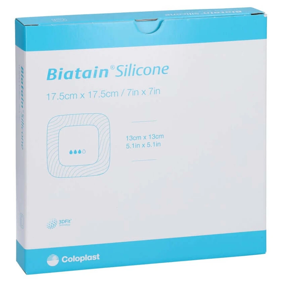 Biatain Siliconen schuimverband 17,5x17,5 5 st.