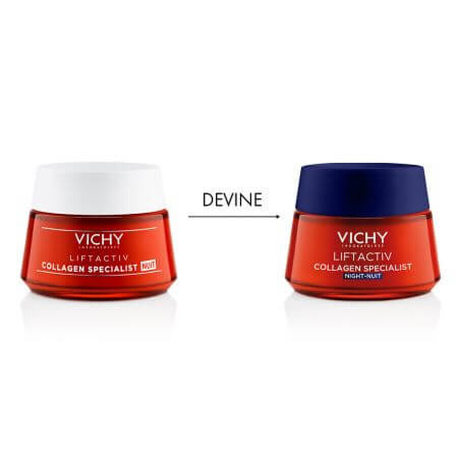Vichy Liftactiv Collageen specialistische nachtcrème, 50 ml