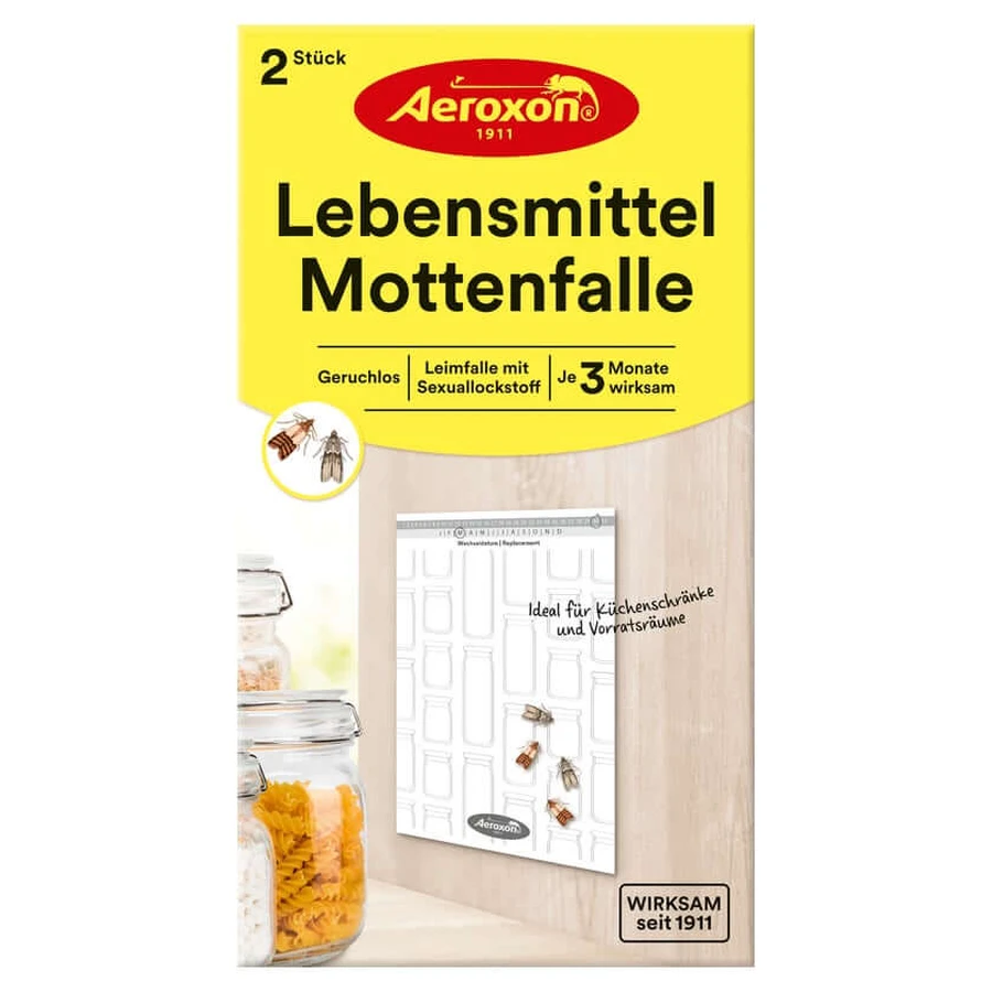 Aeroxon trampa para polillas de los alimentos 2 uds.