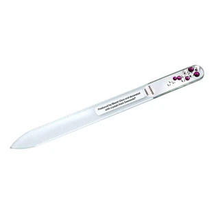 Apoline lime à ongles en verre avec 13 Swarovski 1 pc