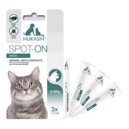 Hukasin Spot On cat 3X0,7 ml