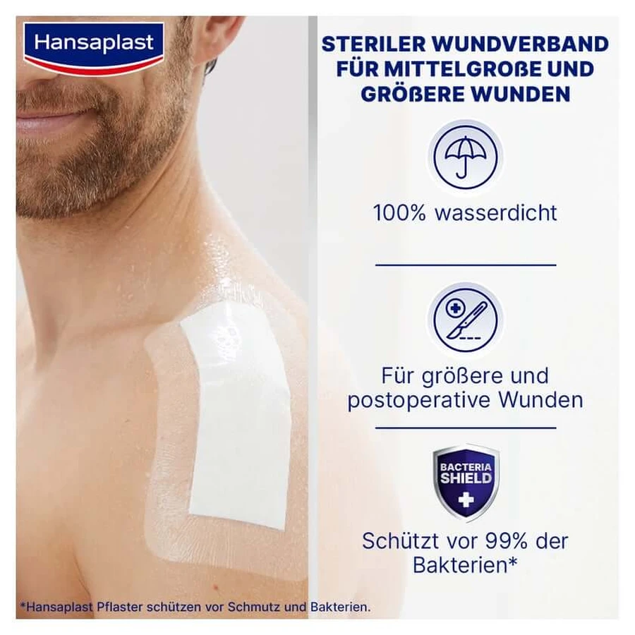 Hansaplast Aqua Protect Medicazione sterile per ferite 5 pz.