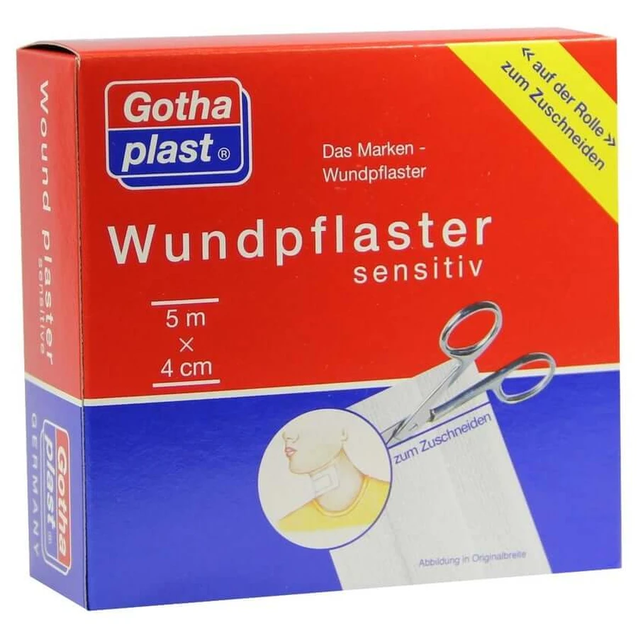 Gothaplast wound plaster, sensitive 4 cmx5 m 1 pc