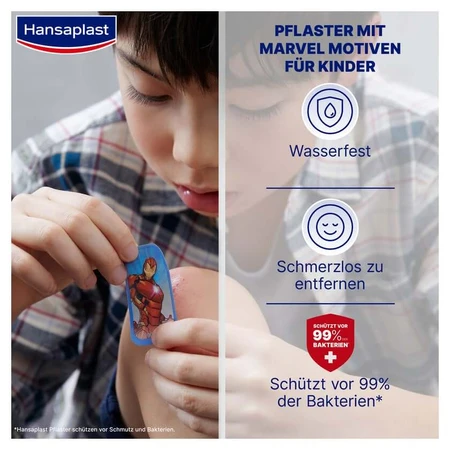 Hansaplast Children's Plaster Strips Marvel 20 pcs.