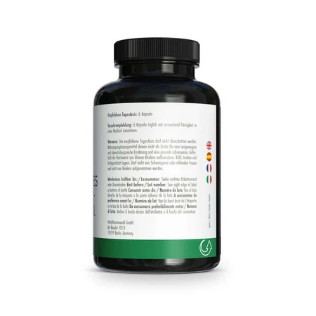 GREEN NATURALS Egyptische zwarte komijnolie 3000 mg, veganistisch, 180 capsules