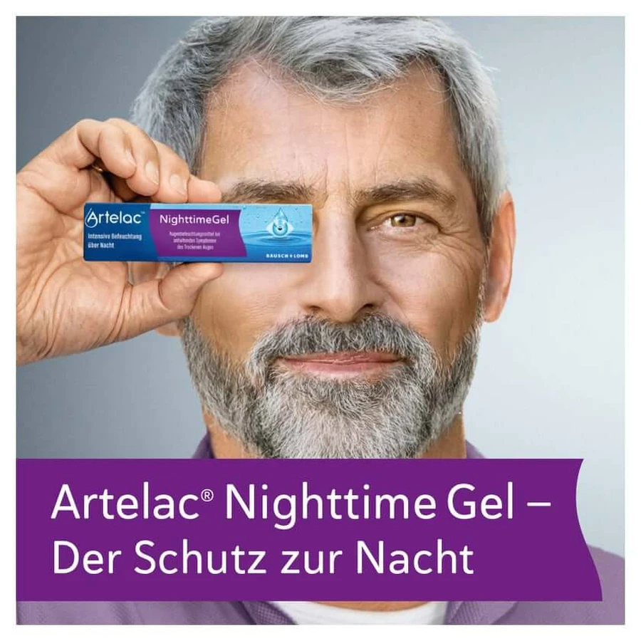 Artelac Nighttime Gel Ooggel - Hydraterende verzorging voor de nacht 3X10 g