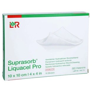 Suprasorb Liquacel Pro 10x10 Cm Compresas 10 unid.