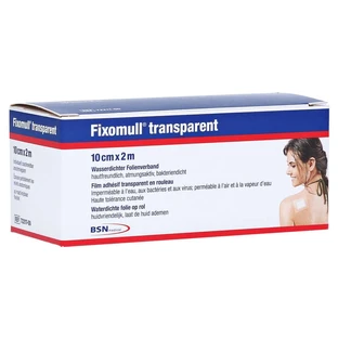 Fixomull trasparente 10 cm x 2 m, 1 pezzo 1 pc
