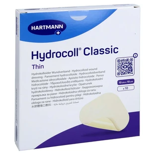 Hydrocoll Classic Cienki opatrunek na rany 10x10 Cm 10 szt.