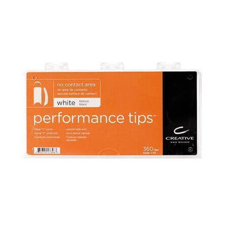 Punte CND Performance White 360 ​​pz