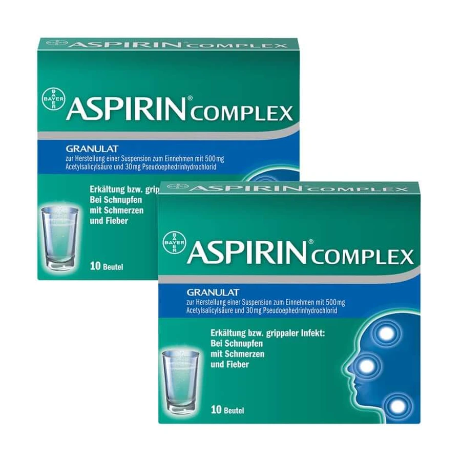 Aspirinecomplex dubbelpak 2X10 stuks