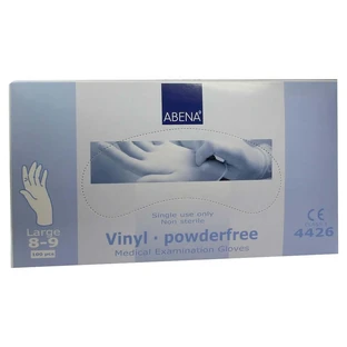 Guanti in vinile senza polvere grandi 100 pz.