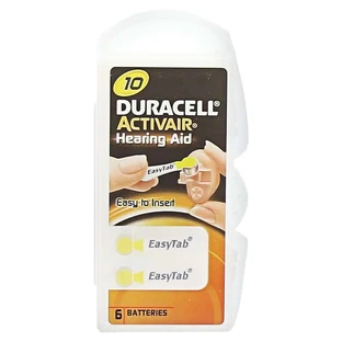Batteries for hearing aids Duracell 10 6 pcs