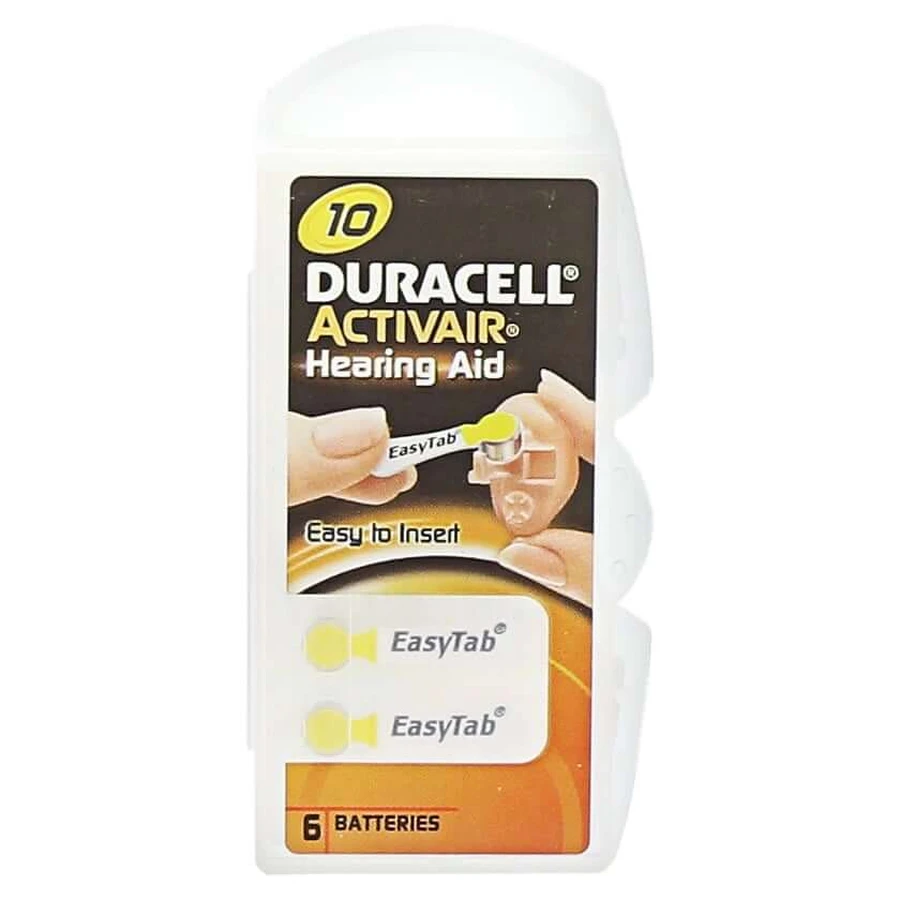 Batteries for hearing aids Duracell 10 6 pcs