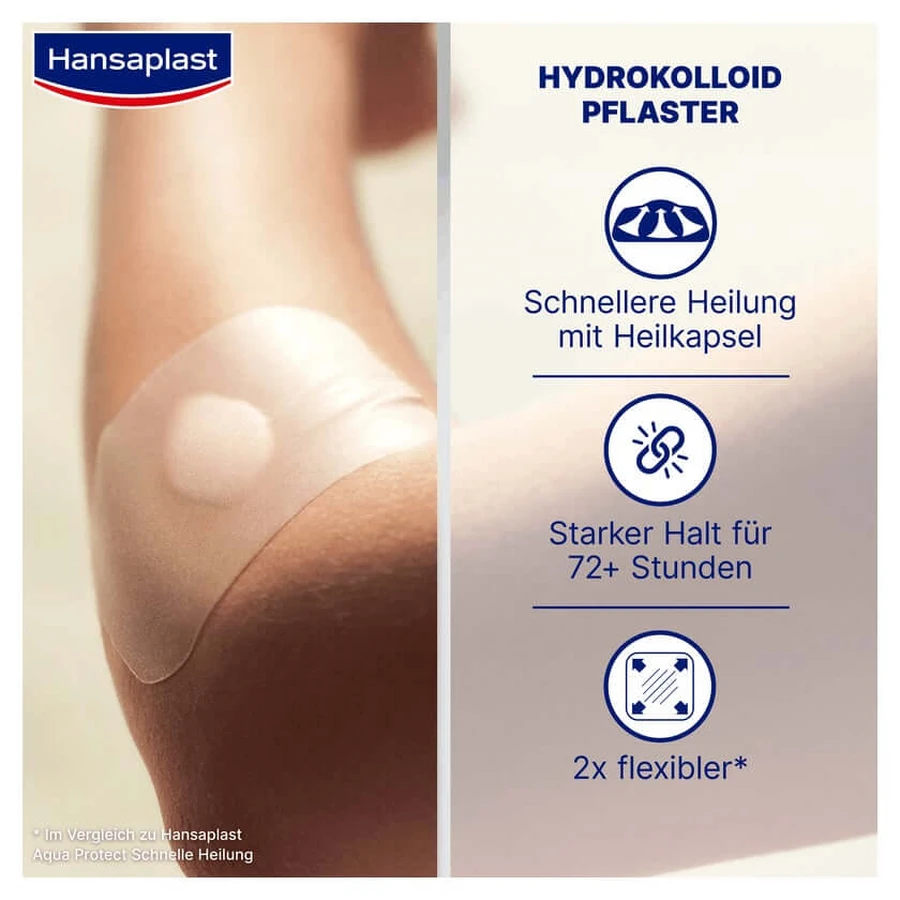 Hansaplast Second Skin Protection Plaster Large 3 pcs