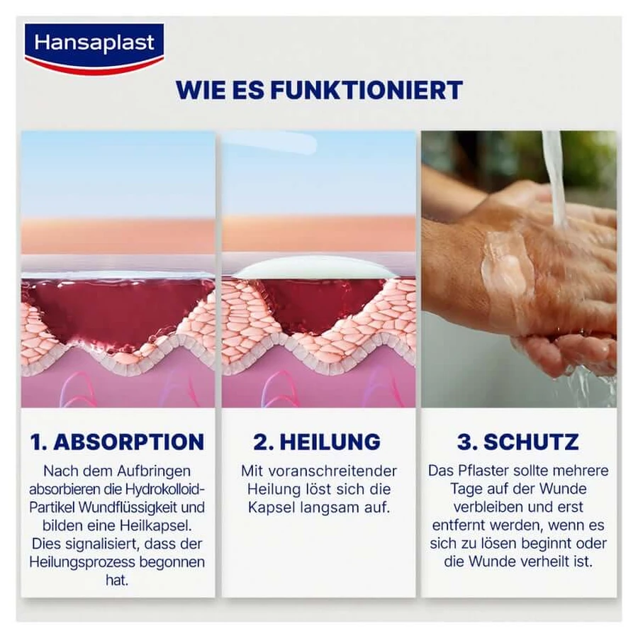 Hansaplast Second Skin Protection Plaster Large 3 pcs