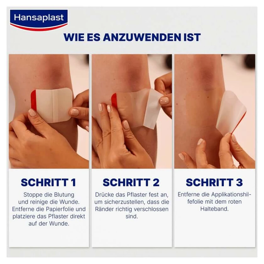 Hansaplast Second Skin Protection Plaster Large 3 pcs