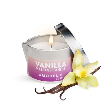 AMORELIE Care Candela da massaggio "Vanilla" 50 g