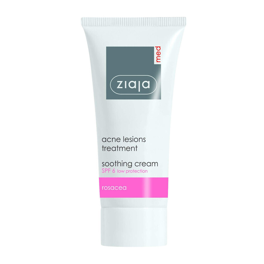 Crema de zi impotriva inrosirii SPF 6 Ziaja Med, 50 ml, Ziaja