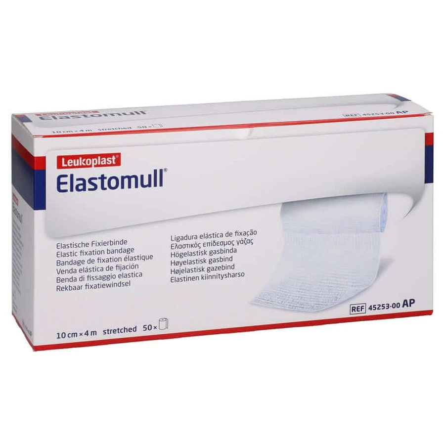 Bandă de fixare elastică Elastomull 10 cmx4 m 45253 50 buc.