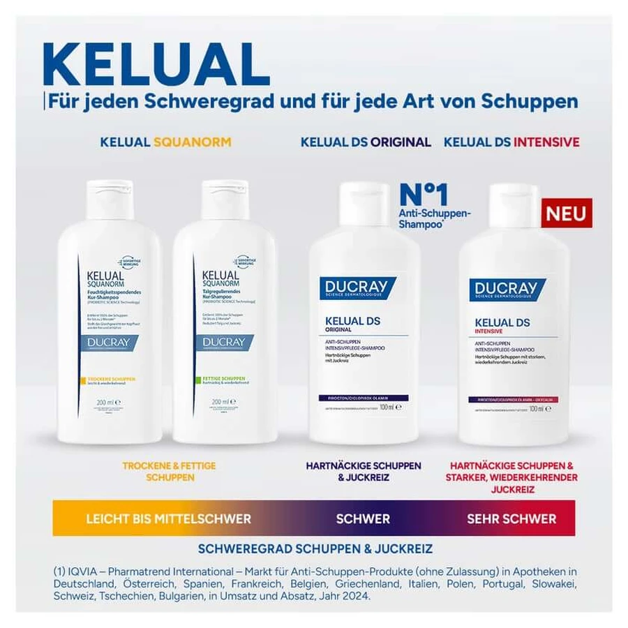 Ducray Kelual DS Int. Shampoo Doppelp. 2X100 ml