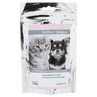 Feligum Gingiva Chew Drops pour chats/petits 120 g