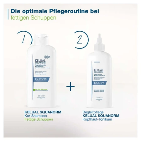 DUCRAY KELUAL Fettige Schuppen Set 1 Set